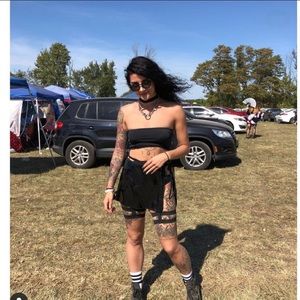 Latex wrap skirt ravewithmigente